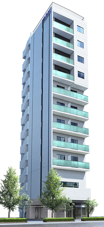 建物外観の完成予想CG