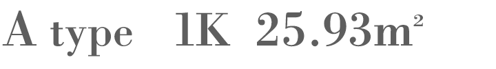 A type  1K  25.93m2 
