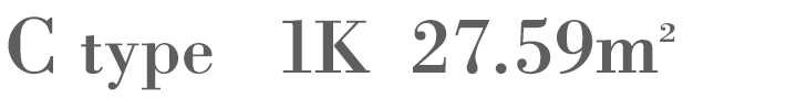 C type  1K  27.59m2 